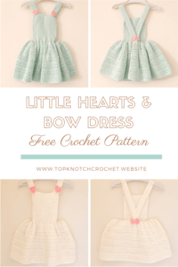 Read more about the article Crochet Dress Pattern – Little Heart and Bow Dress