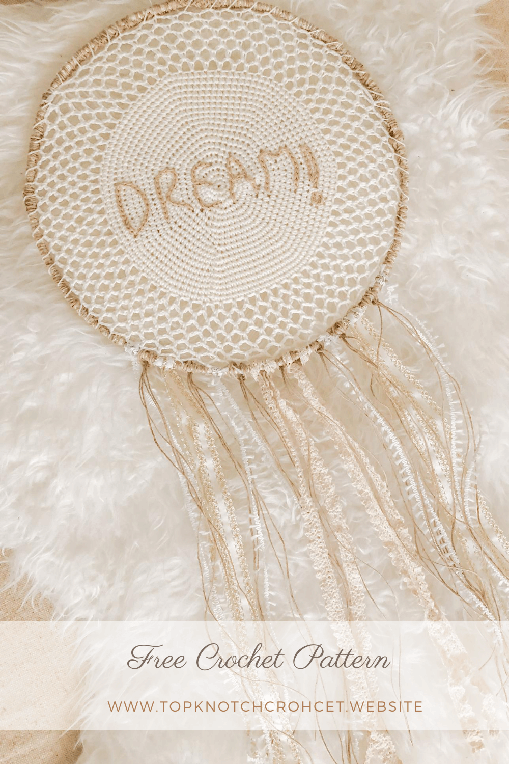 You are currently viewing Dream Catcher Free Boho Crochet Pattern