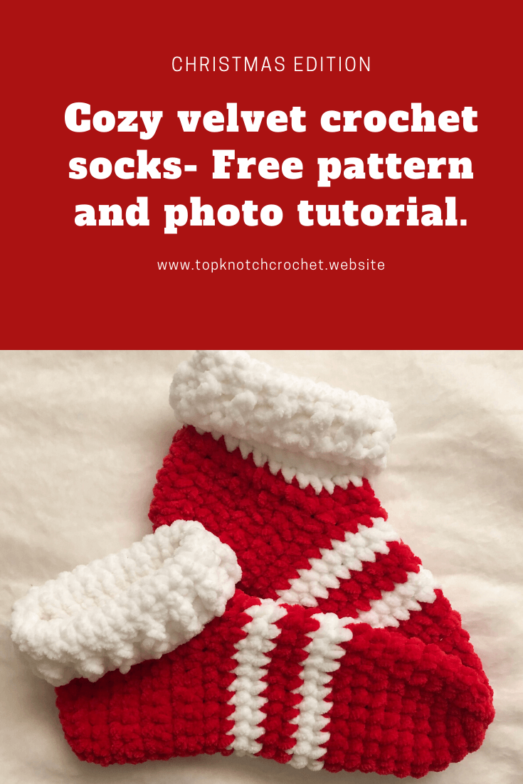 You are currently viewing Velvet Socks Christmas Edition-Christmas Crochet Pattern