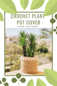 Read more about the article Crochet Plant Pot Cover / Decorative Basket – Free Pattern