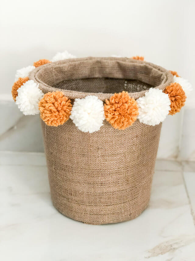 DIY Waste Basket / Trash Can Photo Tutorial Topknotch