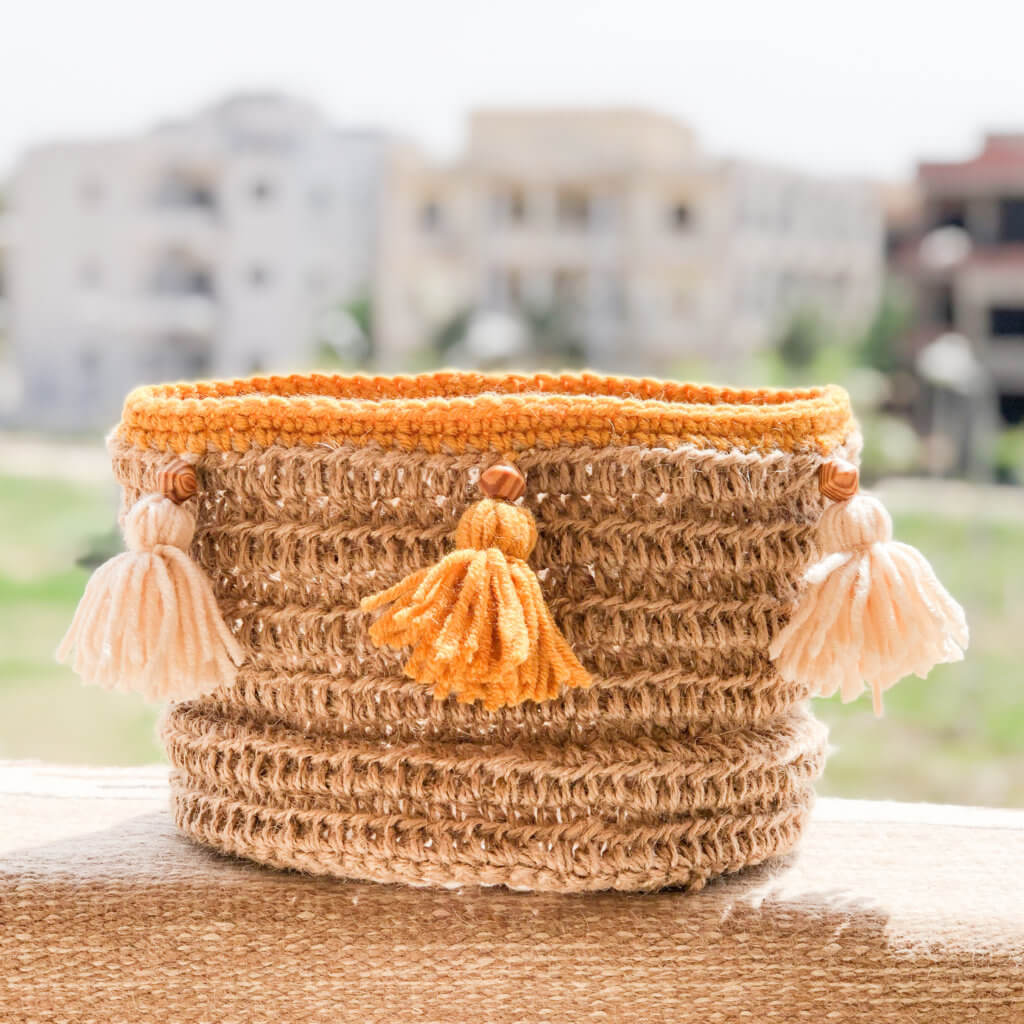 Crochet Pattern: Rainbow Storage Basket