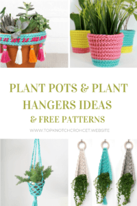 Read more about the article Crochet Plant Pots and Plant Hangers Ideas – Free Patterns