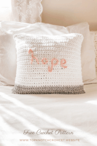 Read more about the article Crochet Pillow Case Pattern with Fluffy Velvet Yarn