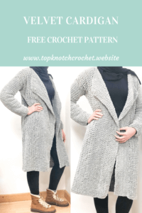 Read more about the article Oversized Crochet Cardigan with Cozy Velvet Yarn