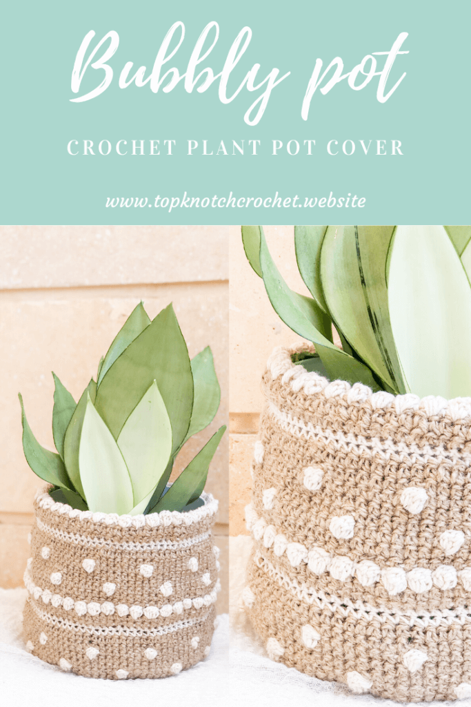plant pot cover by topknotch crochet pin2