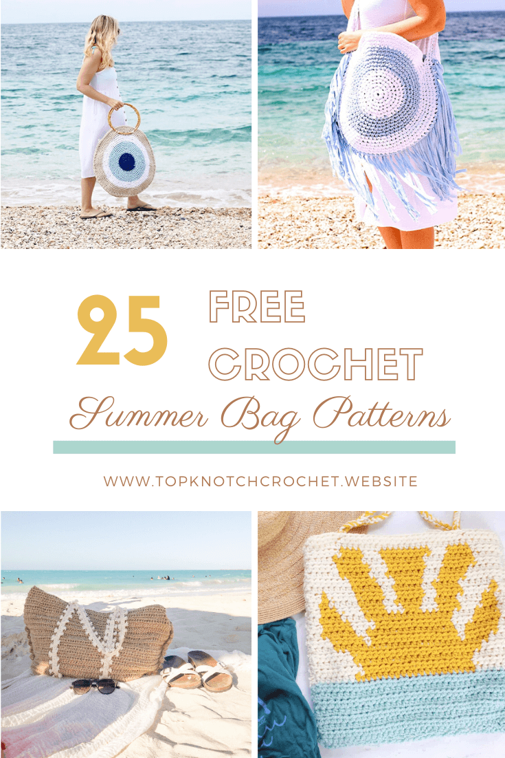 You are currently viewing 25 Free Crochet Summer Bag Patterns