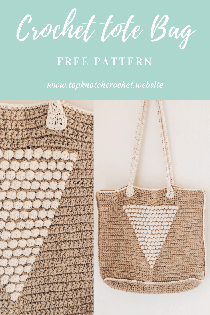 Straw Crochet Tote Bag - Free Crochet Pattern – Topknotch